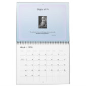 数学の年 カレンダー (3月 2026)