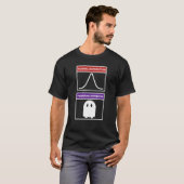 数学の幽霊 正規分布 幽霊分布 幾何学 Tシャツ (正面フル)