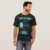 数学の幾何学これは私が数学を転が学ぶ方法だ Tシャツ (正面フル)