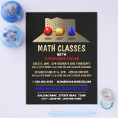 数学の形状、数学のクラス広告ズ チラシ (シングル)