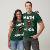 数学の忍者 数学教師と学生の友達用 Tシャツ (ユニセックス)