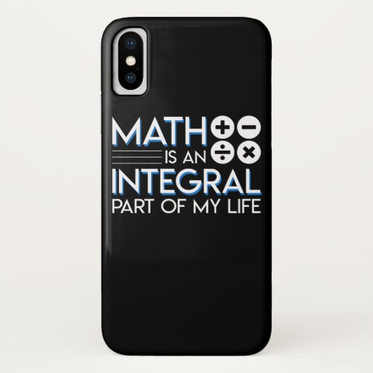 数学の恋人は私の生命の重要部分です Case-Mate iPhoneケース (裏面)