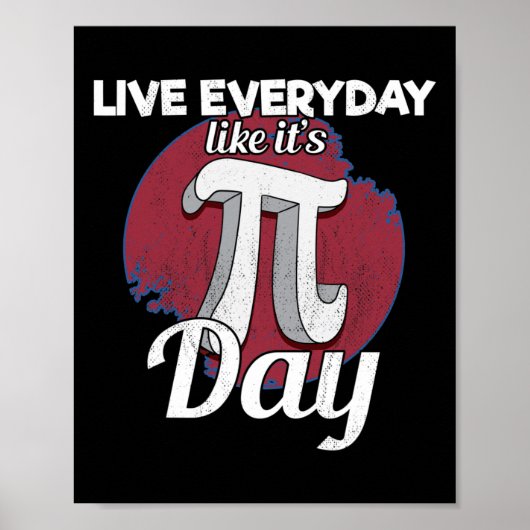 数学の愛おもしろい者マットのためのPi 3.14のPiギフトがある ポスター (正面)