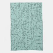 数学の愛好家,数学の公式,数学のギーク キッチンタオル (縦)