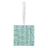 数学の愛好家，数学の公式，数学のギーク キューブオーナメント (右)