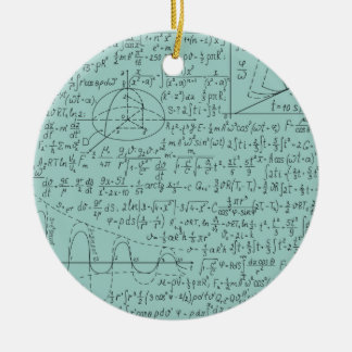 数学の愛好家,数学の公式,数学のギーク セラミックオーナメント