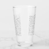 数学の愛好家,数学の公式,数学のギーク タンブラーグラス (左)