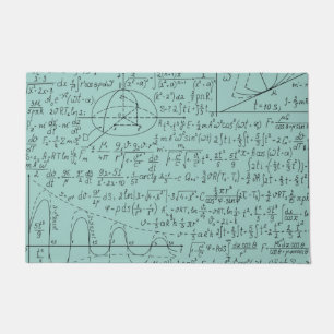数学の愛好家，数学の公式，数学のギーク ドアマット