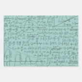 数学の愛好家,数学の公式,数学のギーク ラッピングペーパーシート (正面3)