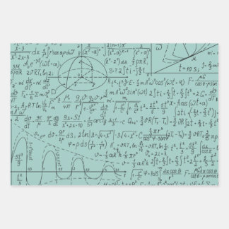 数学の愛好家,数学の公式,数学のギーク ラッピングペーパーシート