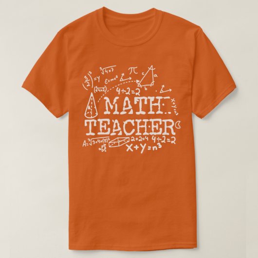 数学の愛好家 Tシャツ (デザイン正面)