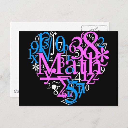 数学の愛 ポストカード (正面/裏面)