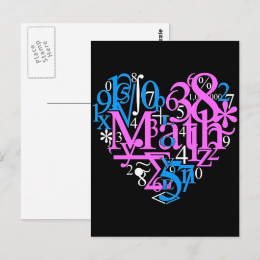 数学の愛 ポストカード (正面/裏面)