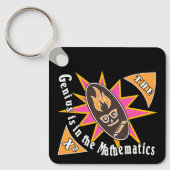 数学の才が有る キーホルダー (正面)