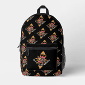 数学の才が有る プリントバックパック (正面)