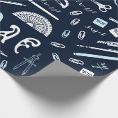 数学の折り返し紙 ラッピングペーパー (角)