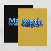 数学の指南役 エンクロージャーカード (正面/裏面)
