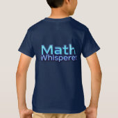 数学の指南役 Tシャツ (裏面)