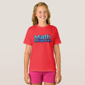 数学の指南役 Tシャツ (正面フル)