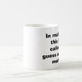 数学の推測および希望のマグ コーヒーマグカップ (中央)