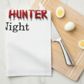 数学の教師かゾンビのハンター キッチンタオル (四つ折り)