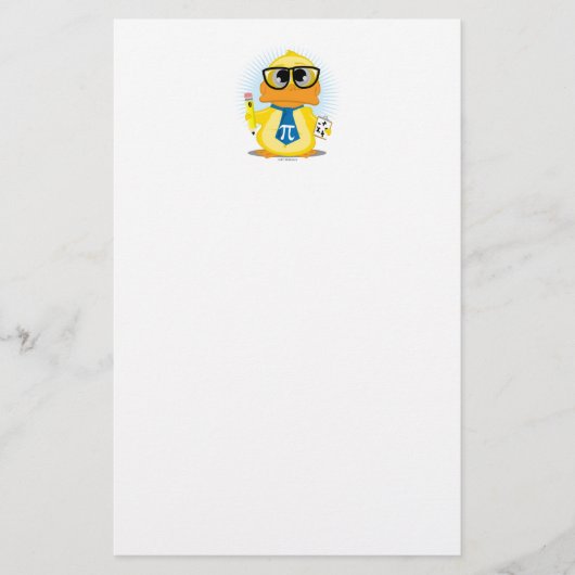 数学の教師のアヒル 便箋 (正面)