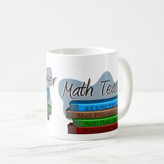 数学の教師のギフト コーヒーマグカップ (正面右)
