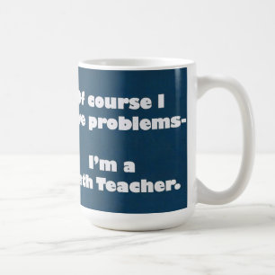 数学の教師問題のマグ コーヒーマグカップ
