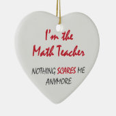 数学の教師 セラミックオーナメント (右)