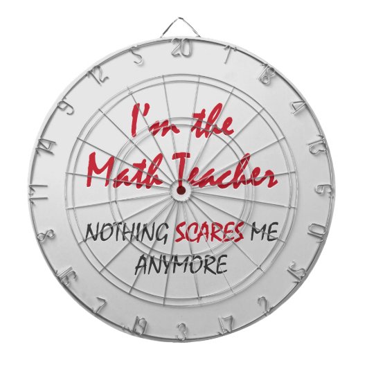 数学の教師 ダーツボード (正面)