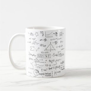 数学の数学の問題のオタク系の コーヒーマグカップ