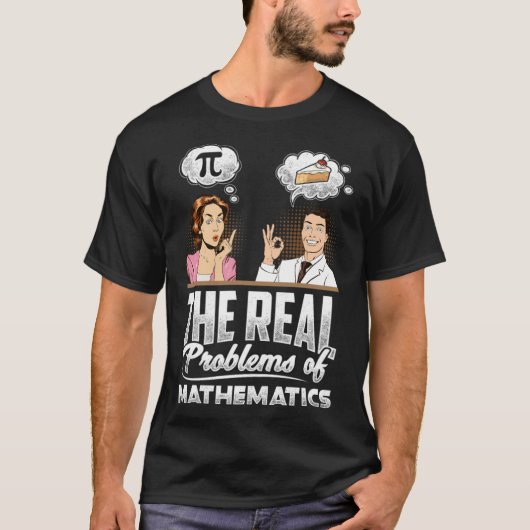 数学の数学の問題Piとfal Tシャツ (正面)