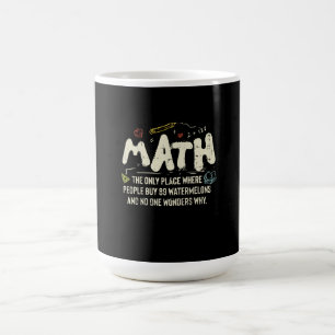 数学の数学の数学の先生ギフト コーヒーマグカップ