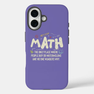 数学の数学の数学の先生ギフト iPhone 16ケース