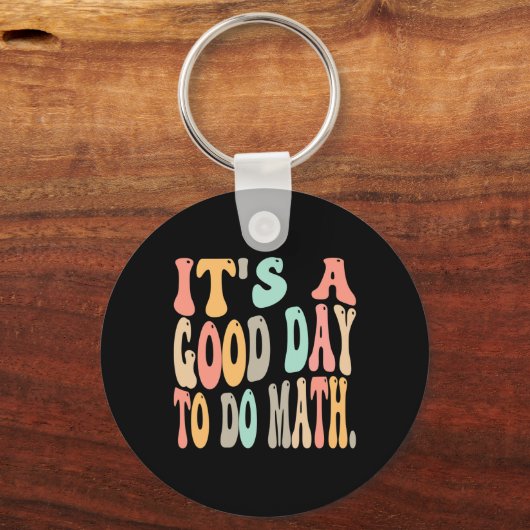 数学の数学を行うには良い日教えだ キーホルダー (裏面)