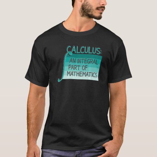 数学の数学ティーの不可欠な部分を計算する Tシャツ (正面)