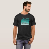 数学の数学ティーの不可欠な部分を計算する Tシャツ (正面フル)