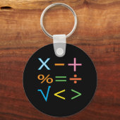 数学の数学記号の数学 キーホルダー (正面)