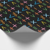 数学の数学記号の数学 ラッピングペーパー (角)