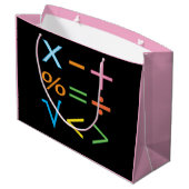 数学の数学記号の数学 ラージペーパーバッグ (裏面アングル)