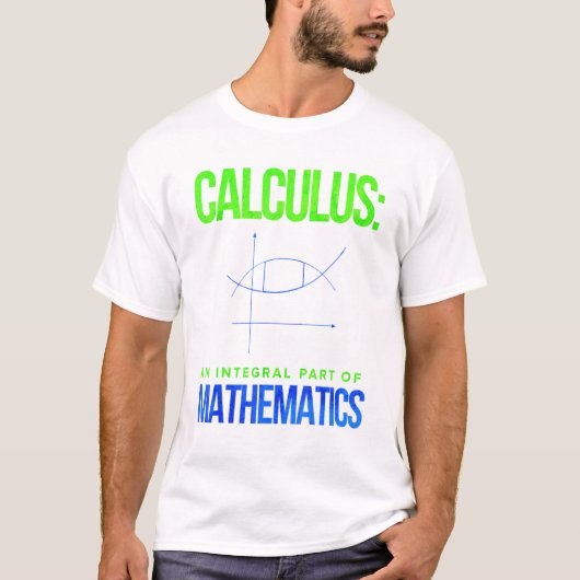 数学の整数部を計算する Tシャツ (正面)