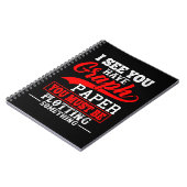 数学の方眼紙のしゃれ ノートブック (左側)