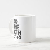 数学の方程式を解け 感謝祭の先生 67 6 7 コーヒーマグカップ (正面左)