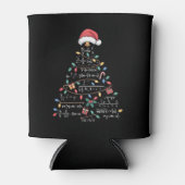 数学の方程式 クリスマスツリー クリスマス ホリデー 先生 缶クーラー (正面)