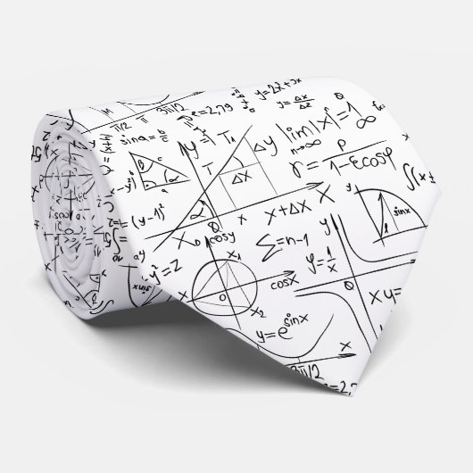 数学の方程式 シームレスなパターン ネクタイ (ロール)
