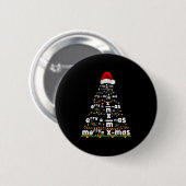数学の方程式 メリークリスマス 先生 クリスマスの贈り物 缶バッジ (正面&裏面)