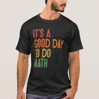数学の日です 先生と生徒のためのバックプリント Tシャツ