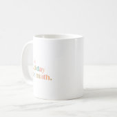 数学の日和です 教員・教師 バックトゥスクール コーヒーマグカップ (正面左)
