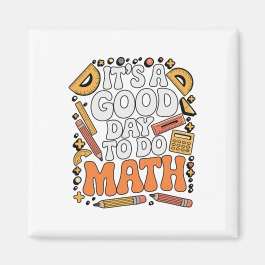 数学の日 STEM先生愛を祝おう マグネット (正面)