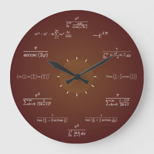 数学の時計 ラージ壁時計